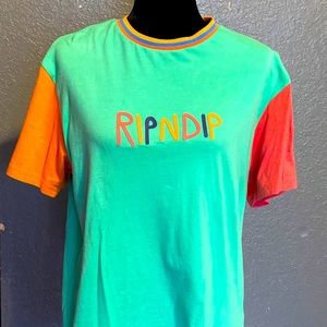 RIPNDIP patchwork multicolored shirt